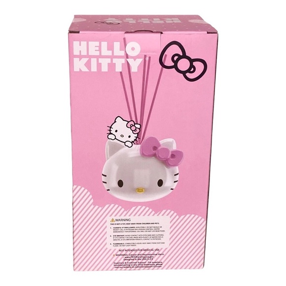 Hello Kitty lavender scented white ceramic diffuser with oil and 5 reed sticks - Picture 3 of 4